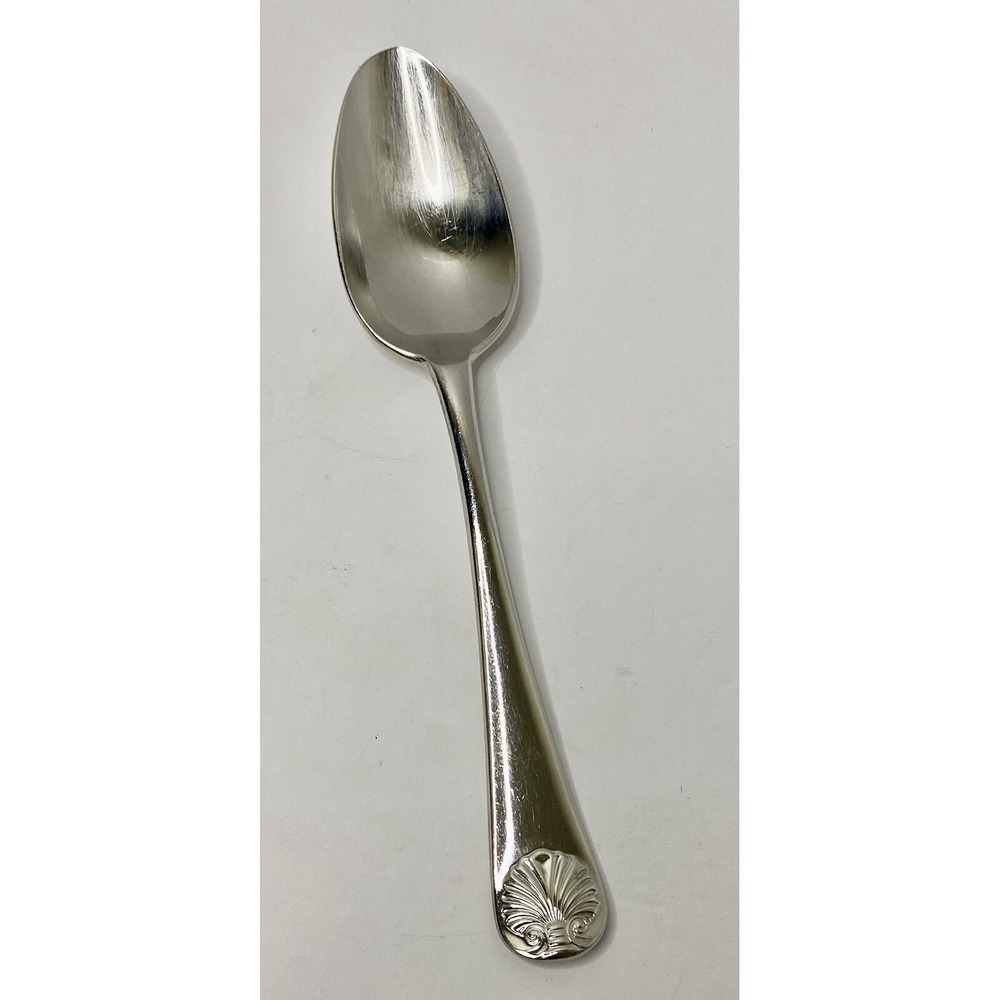Kirk Stieff Williamsburg Royal Shell Stainless Serving Spoon